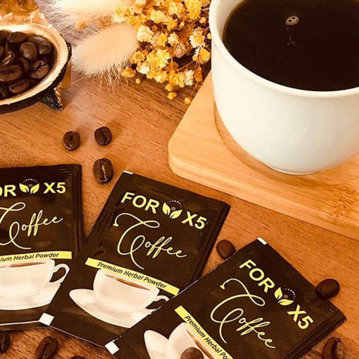 FORX5 Kaffee, Slimming Detox Coffee- 1 Box mit 30 Beuteln (Netto: 180 gr) 29,95 euro